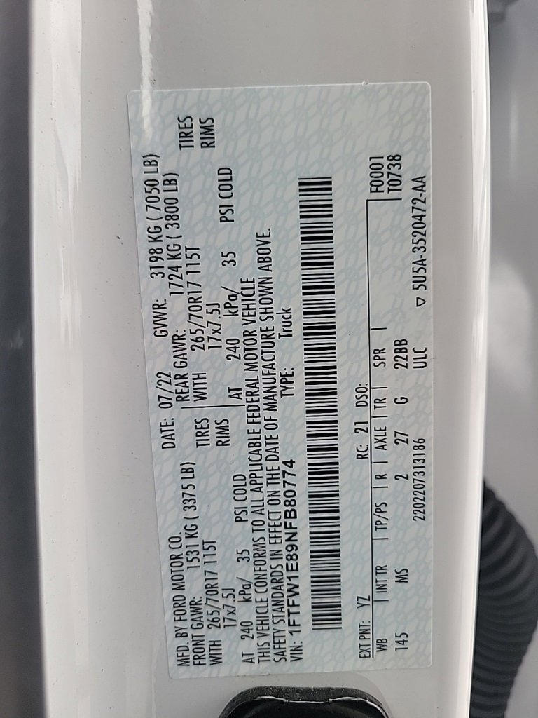 Used 2022 Ford F150 XLT w/ Equipment Group 301A Mid image 10