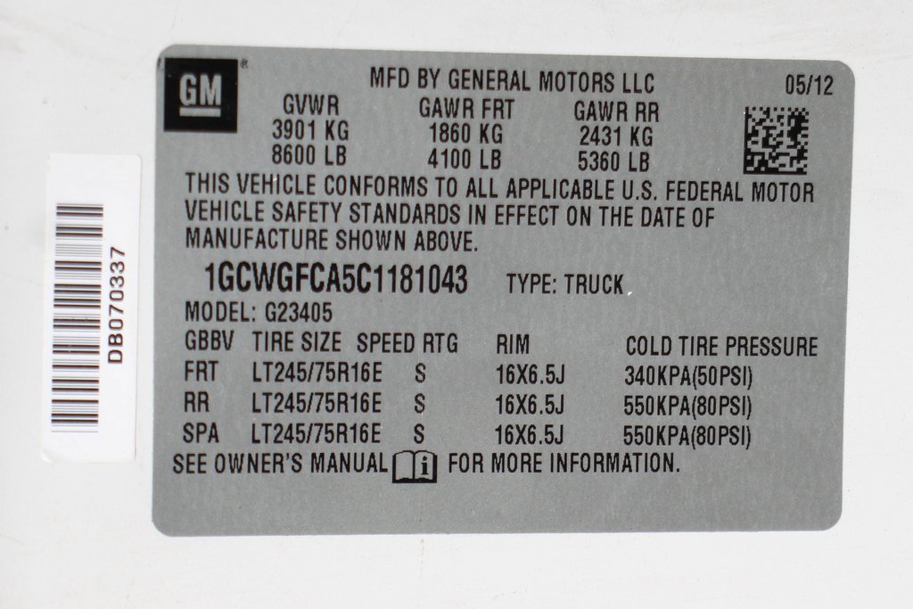 Used 2012 Chevrolet Express 2500 w/ Power Package image 41