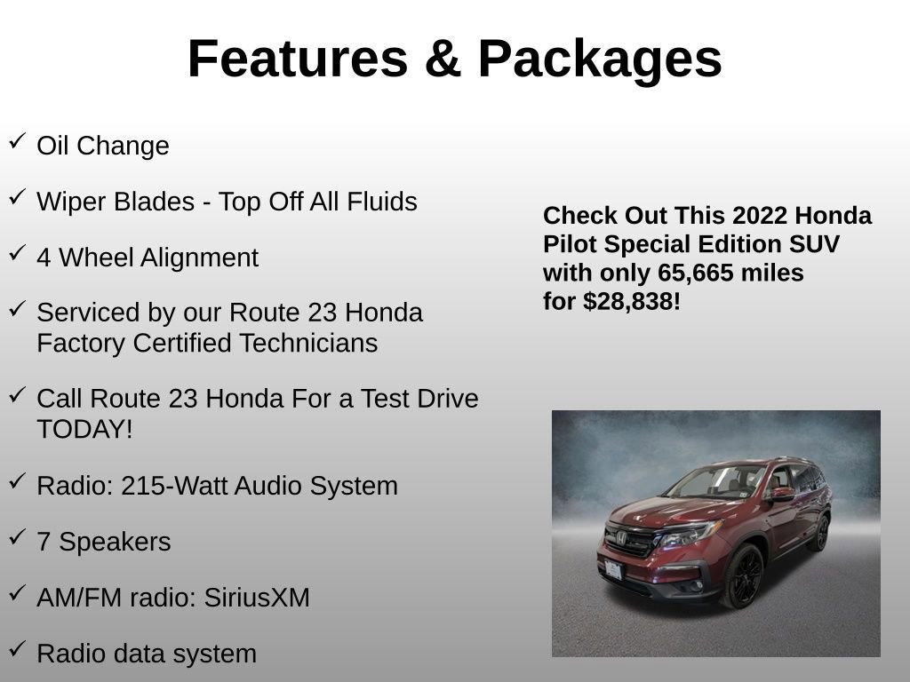 Certified 2022 Honda Pilot Special Edition image 4