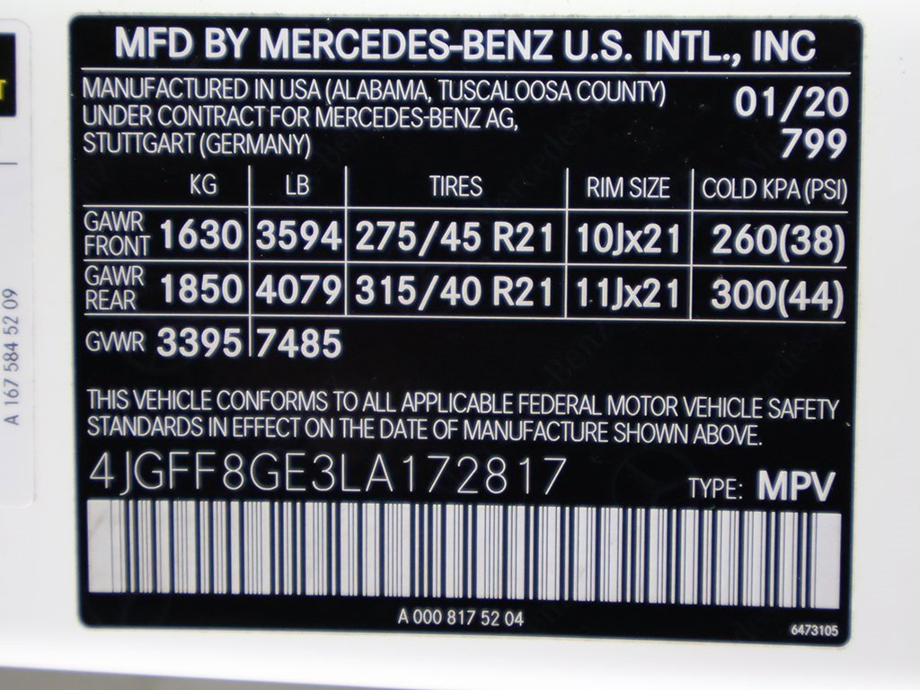 Used 2020 Mercedes-Benz GLS 580 GLS 580 image 52