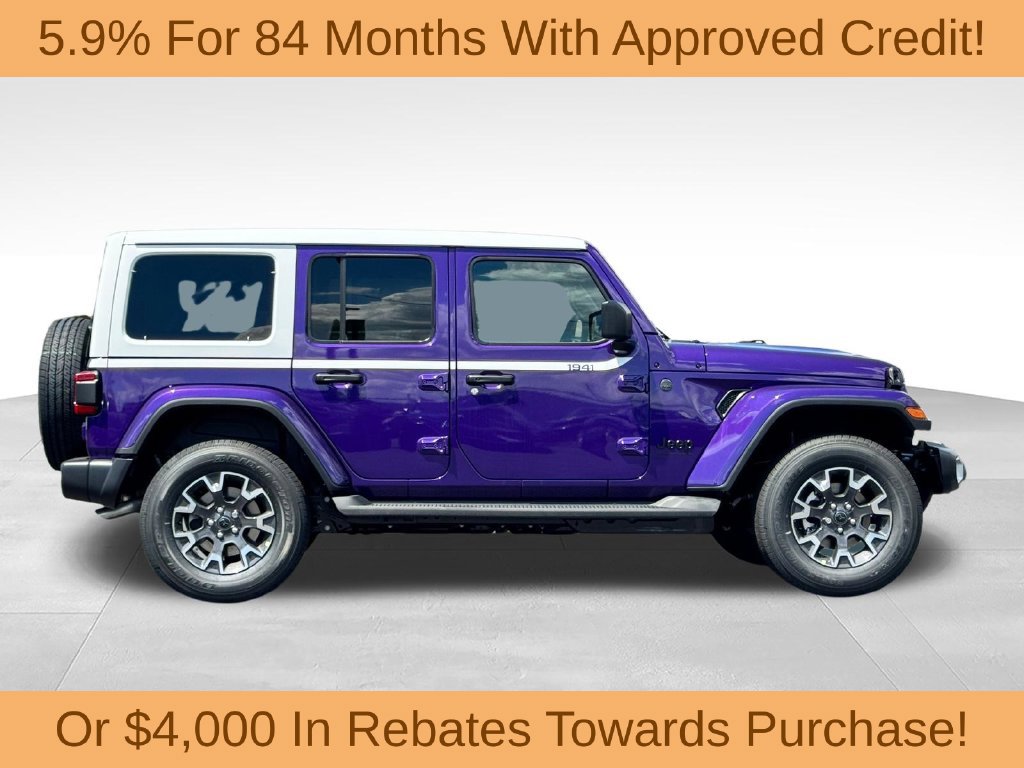 New 2026 Jeep Wrangler Unlimited Sahara w/ Whitecap Package AWD/4WD image 8