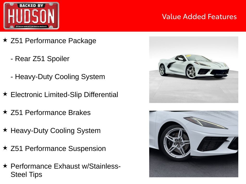 Used 2023 Chevrolet Corvette Stingray Convertible w/ Z51 Performance Package image 4