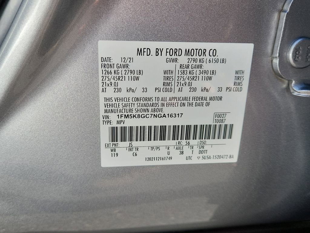 Used 2022 Ford Explorer ST w/ Equipment Group 401A image 19