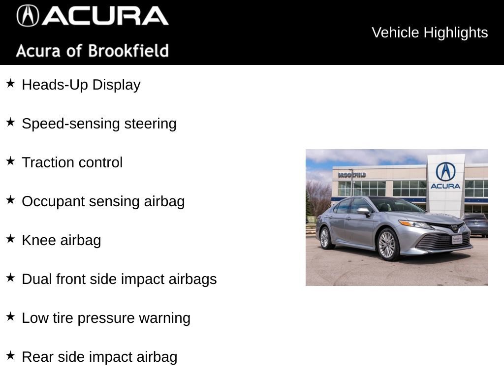 Used 2018 Toyota Camry XLE w/ Driver Assist Package FWD image 8