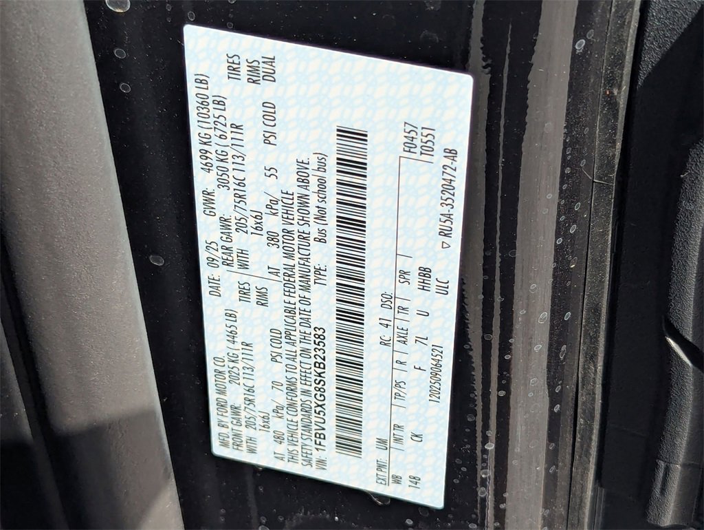 New 2025 Ford Transit 350 XLT image 15