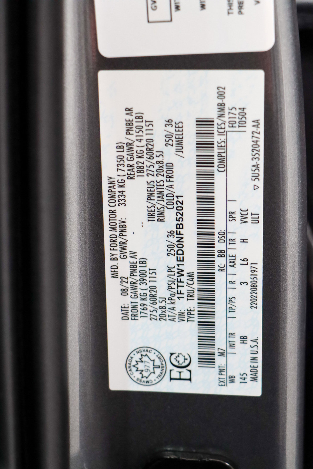 Used 2022 Ford F150 Lariat w/ Equipment Group 502A High image 36