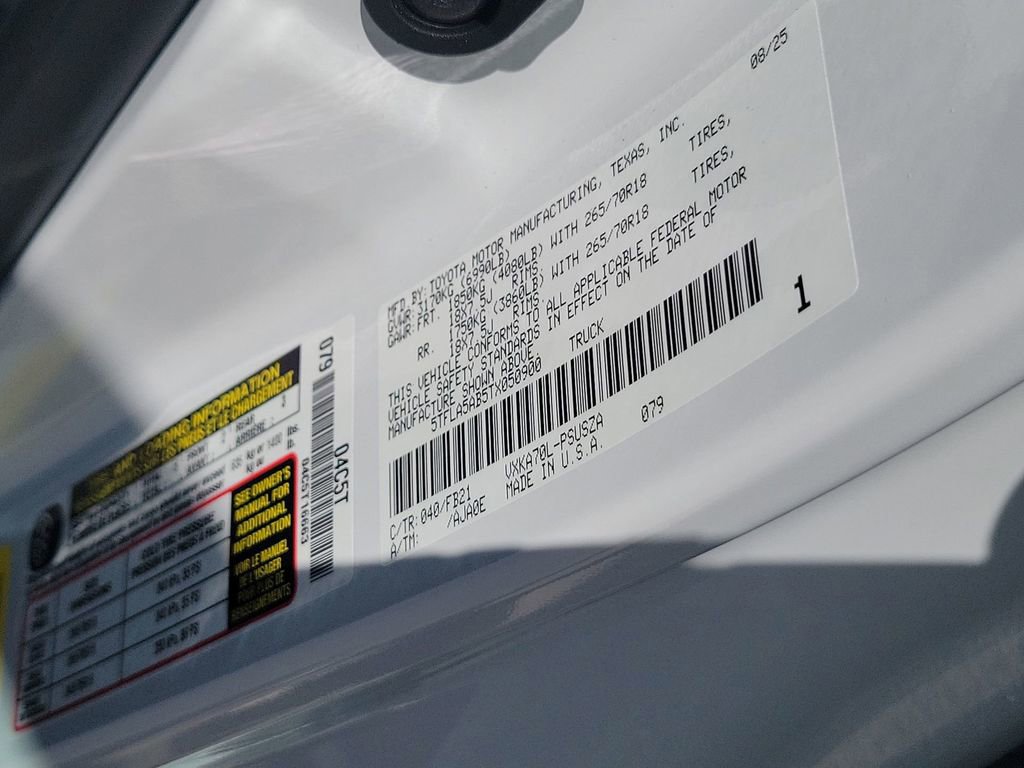 New 2026 Toyota Tundra SR5 image 48