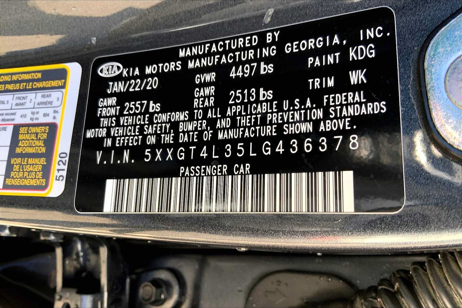 Used 2020 Kia Optima LX FWD image 32