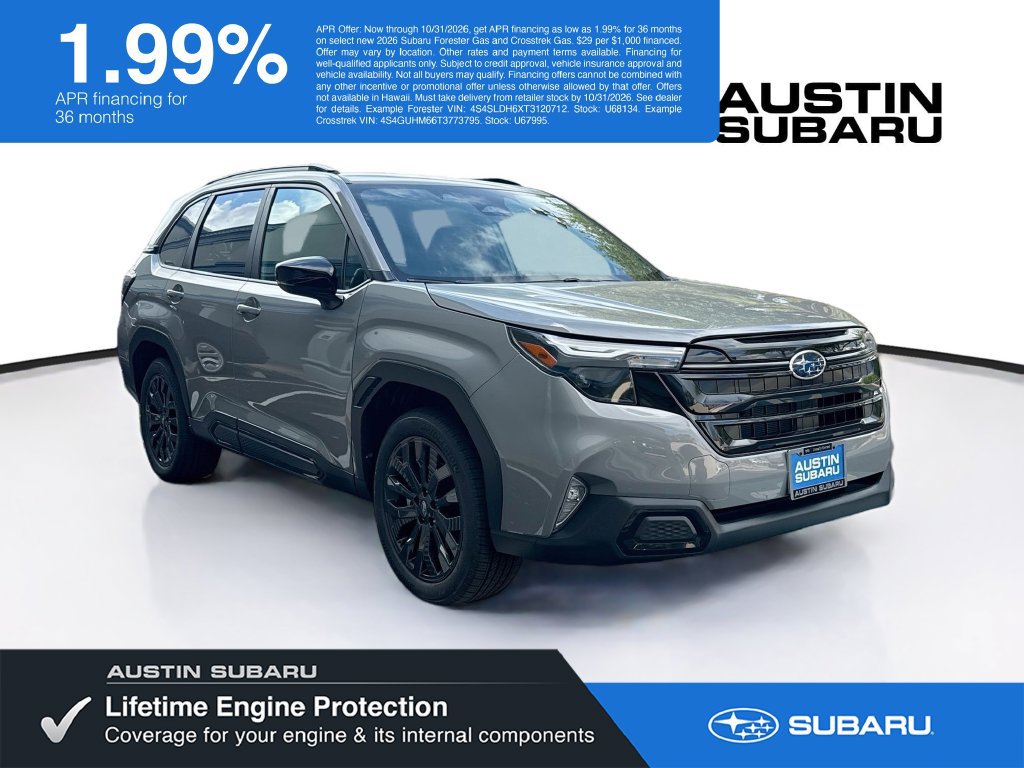 New 2026 Subaru Forester Sport