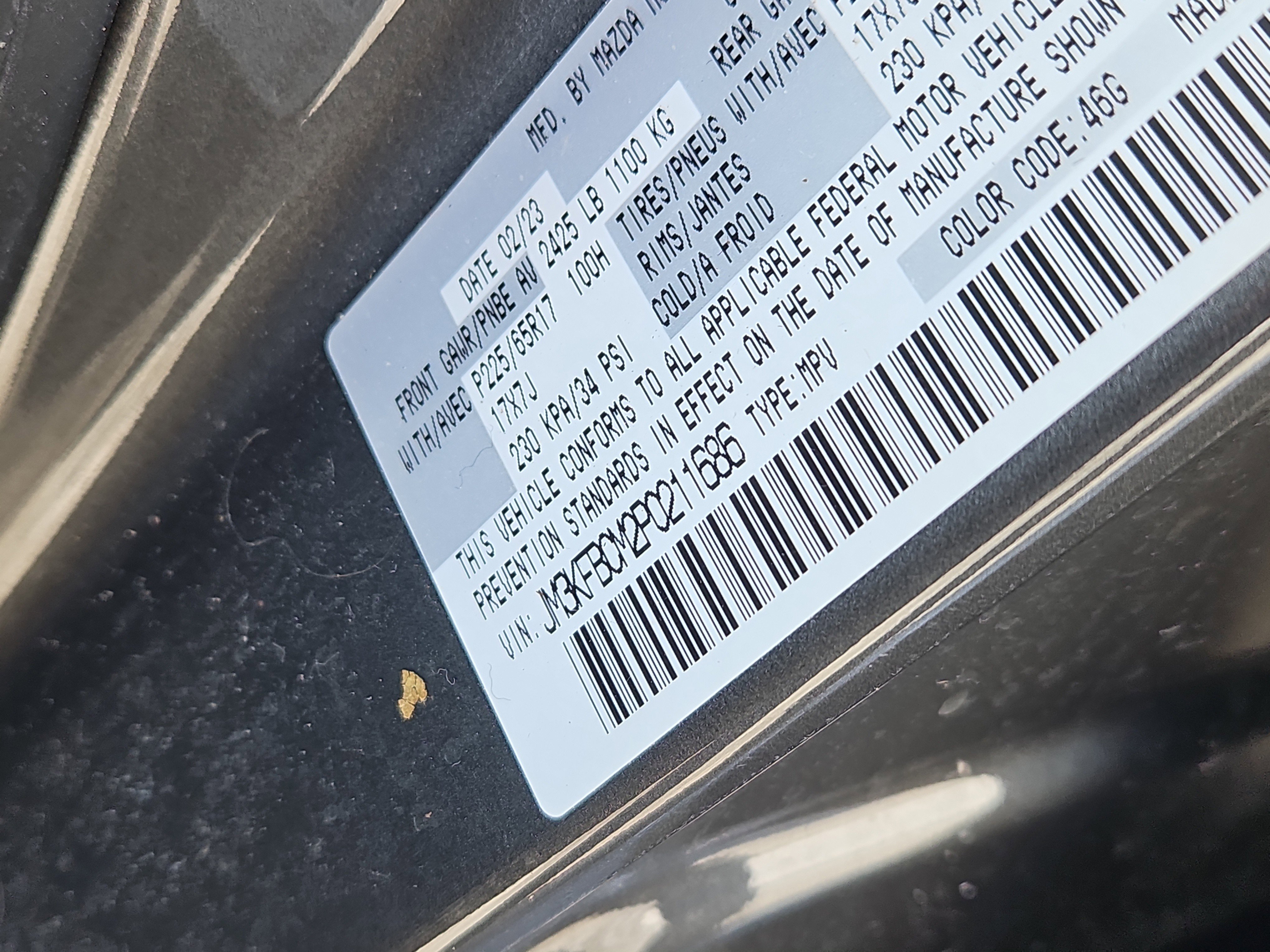 Used 2023 MAZDA CX-5 AWD 2.5 S w/ Preferred Package image 7