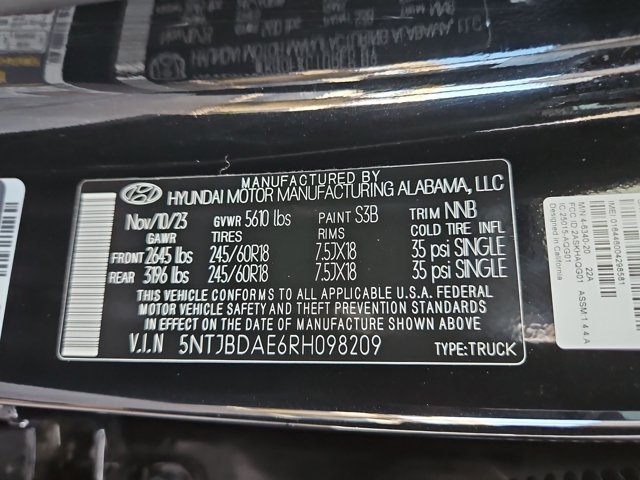 Certified 2024 Hyundai Santa Cruz SEL AWD/4WD image 21