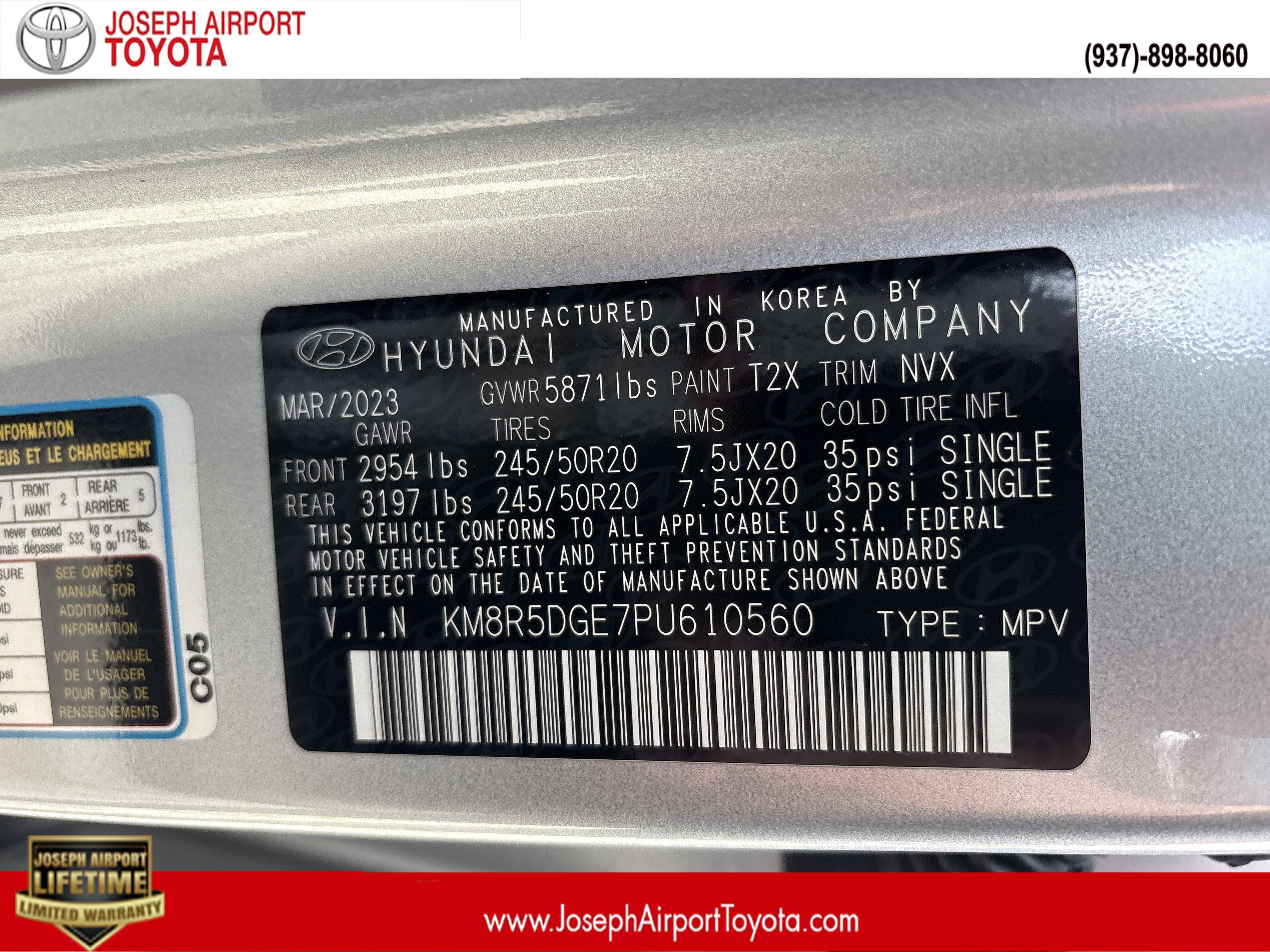 Used 2023 Hyundai Palisade Limited AWD/4WD image 1