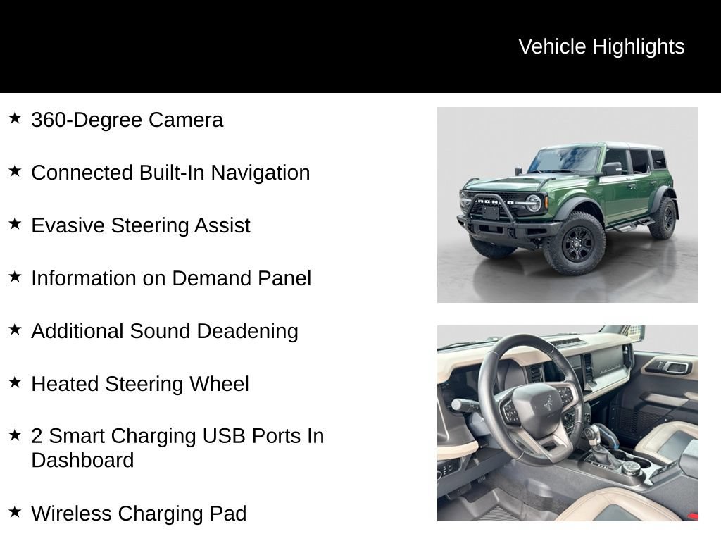 Certified 2023 Ford Bronco Wildtrak AWD/4WD image 32