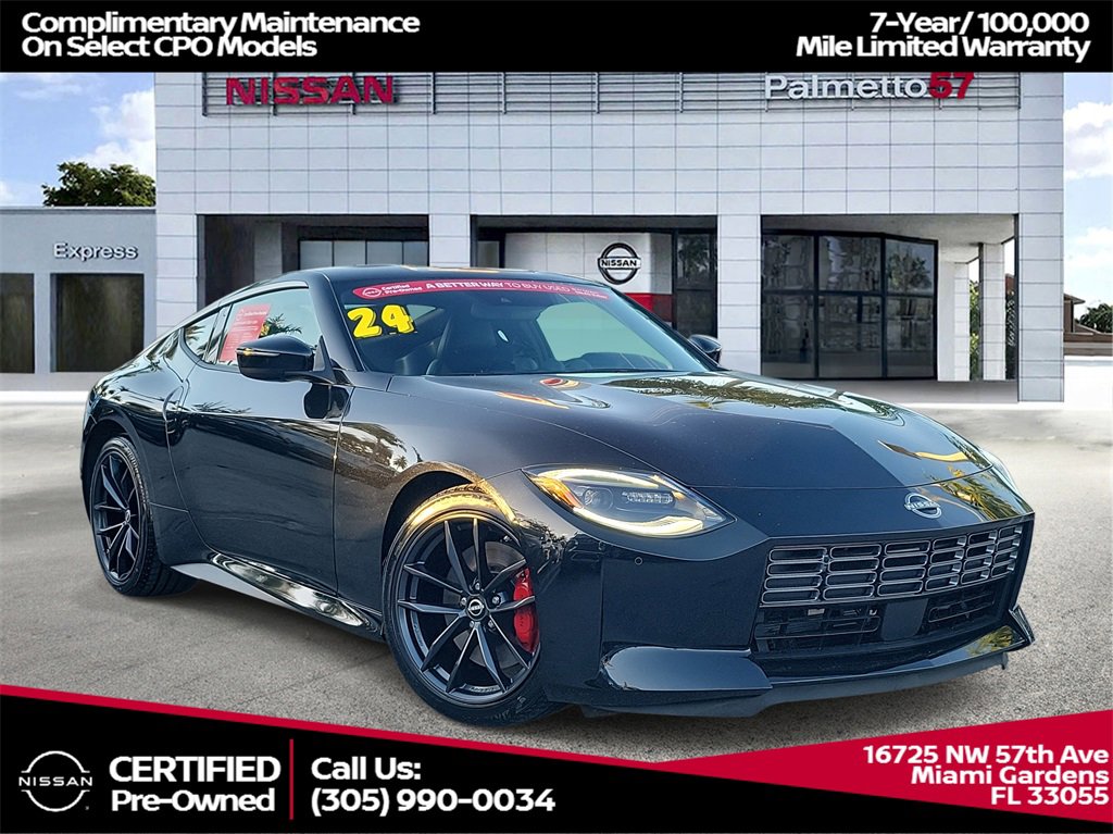 Certified 2024 Nissan Z Performance w/ Floor Mat Package