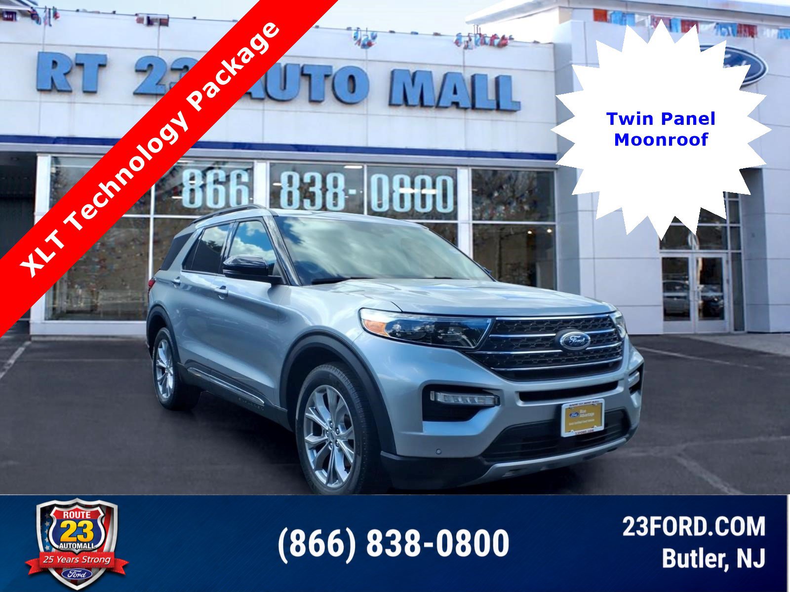 Certified 2024 Ford Explorer XLT w/ Equipment Group 202A AWD/4WD image 1
