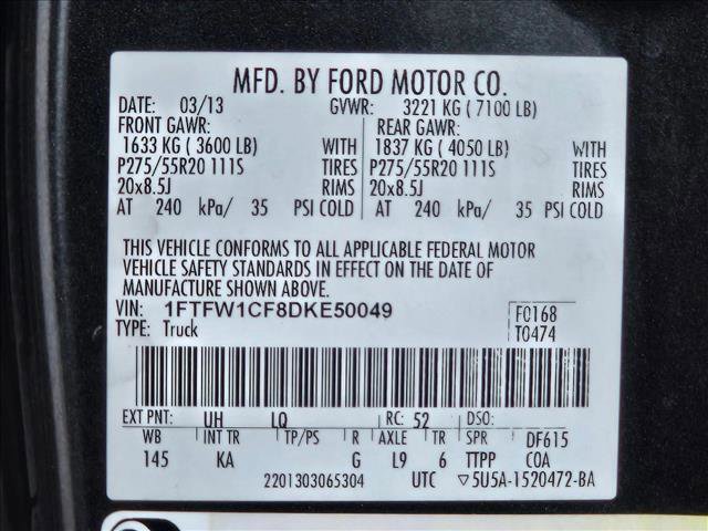 Used 2013 Ford F150 King Ranch w/ King Ranch Luxury Pkg RWD image 22