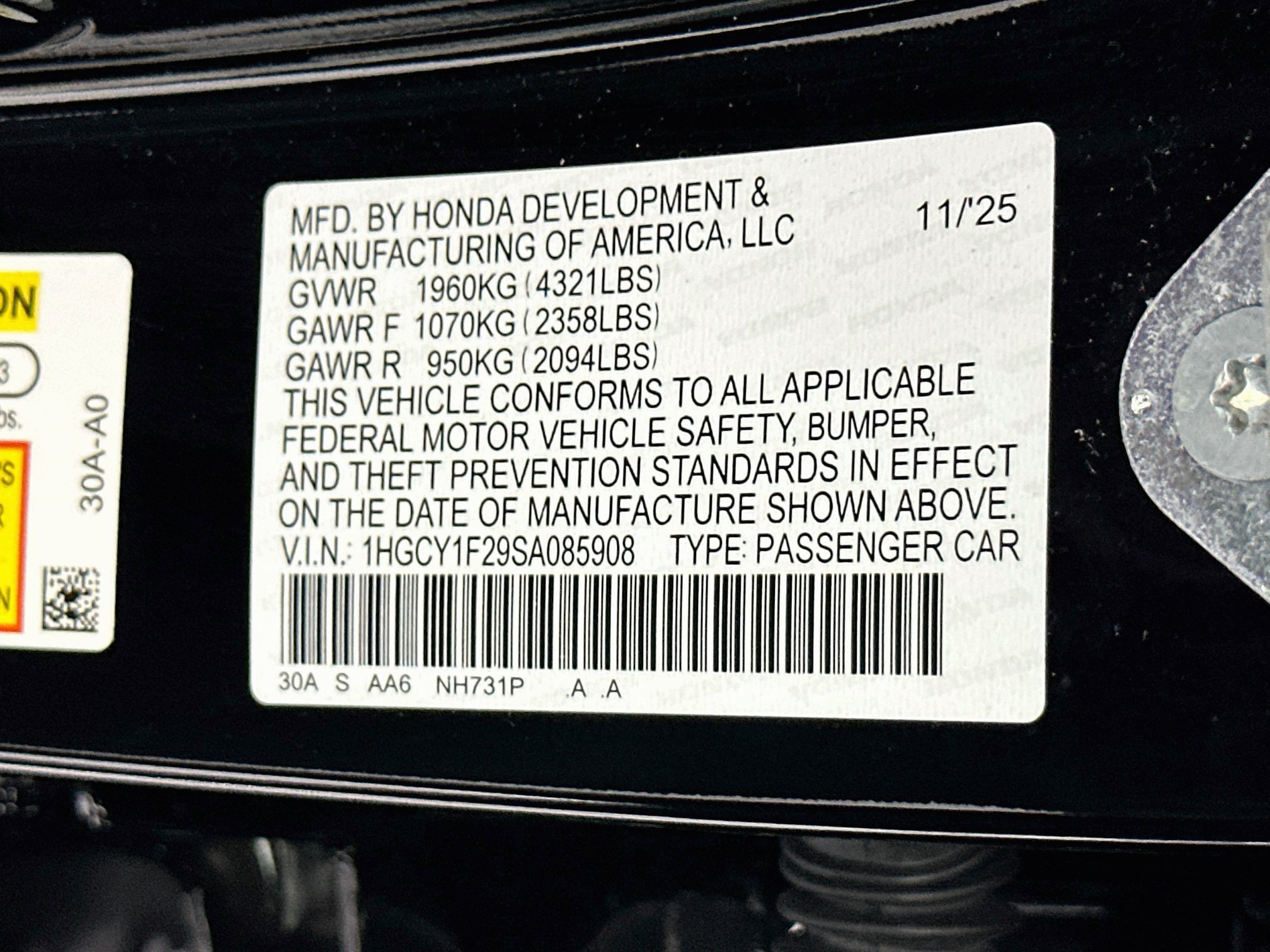 Used 2025 Honda Accord LX image 12