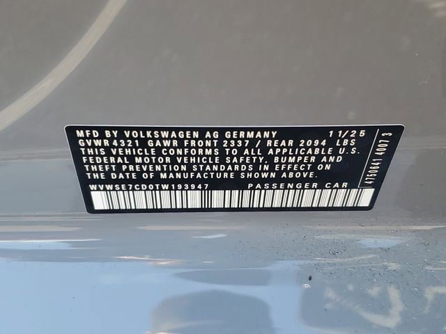 New 2026 Volkswagen GTI SE FWD image 29