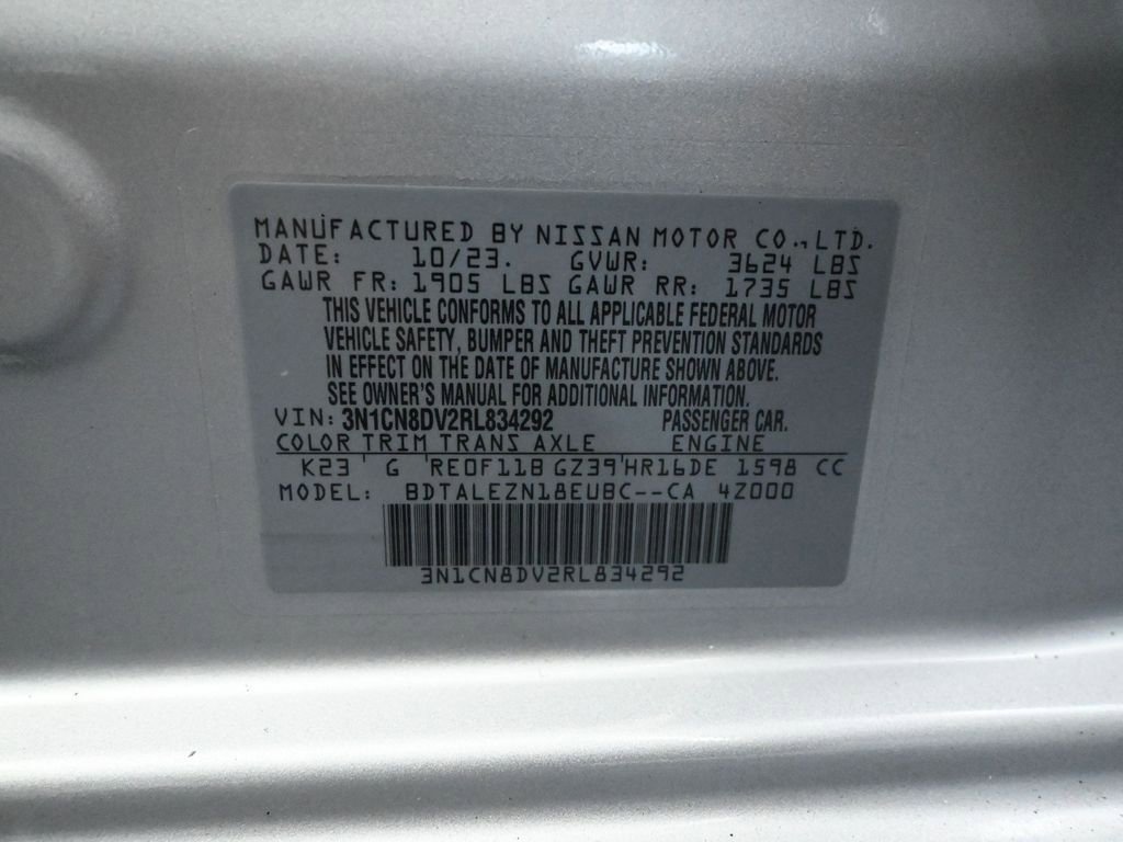 Used 2024 Nissan Versa S w/ S Plus Package image 48