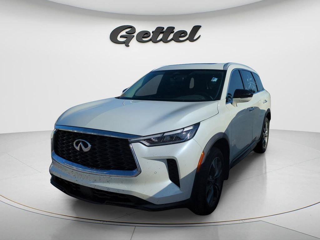 Used 2023 INFINITI QX60 Luxe w/ Cargo Package FWD video 1
