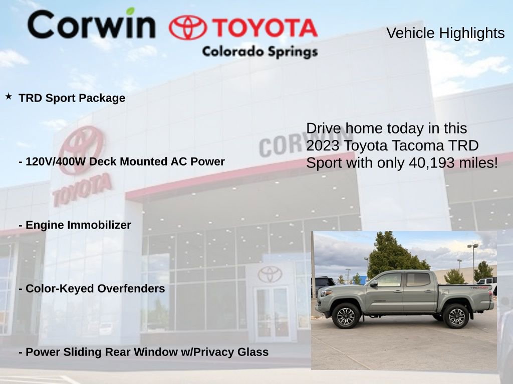 Used 2023 Toyota Tacoma TRD Sport AWD/4WD image 6
