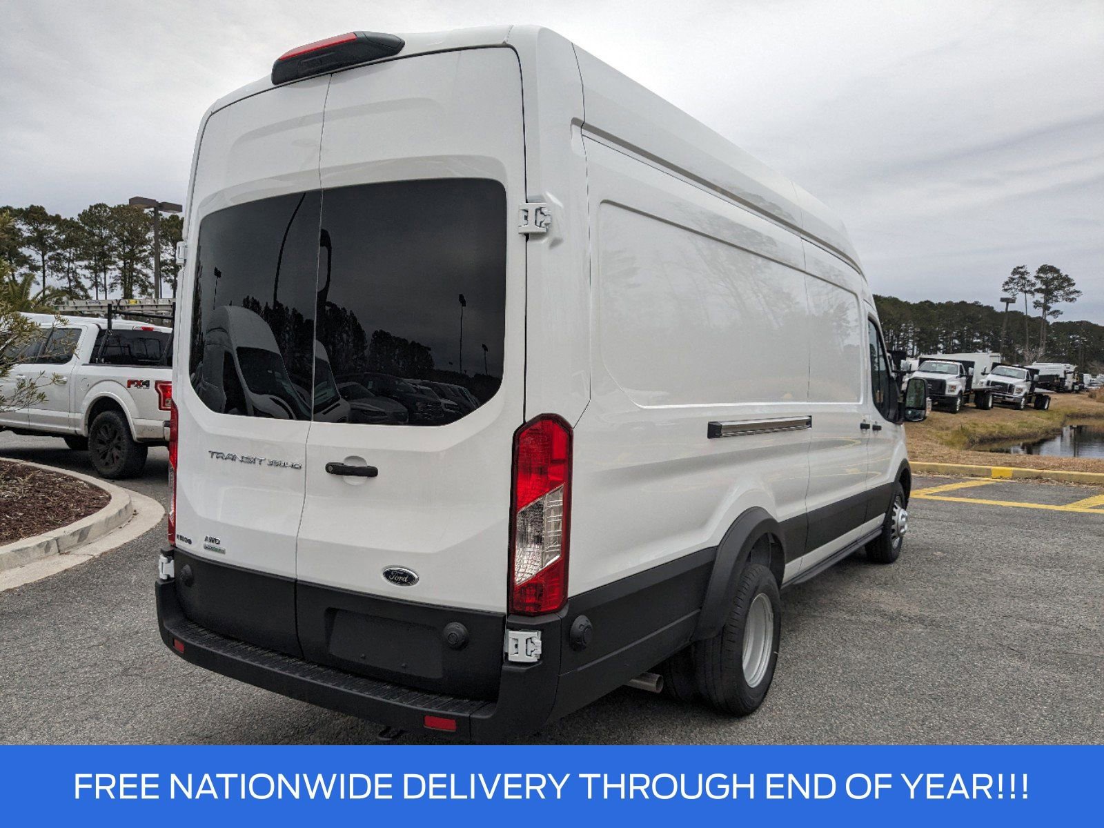 New 2024 Ford Transit 350 148 High Roof DRW AWD w/ Exterior Upgrade Package image 4