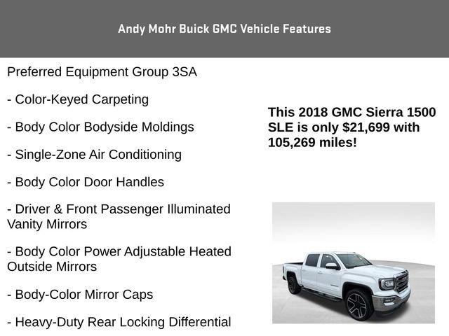 Used 2018 GMC Sierra 1500 SLE w/ Black Pack AWD/4WD image 12