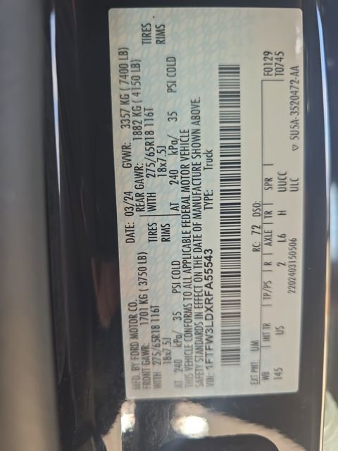 Used 2024 Ford F150 XLT w/ Mobile Office Package image 22