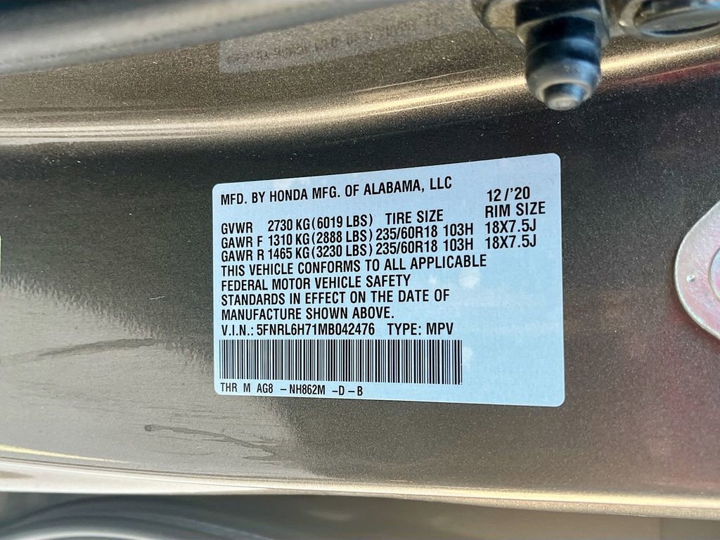 Used 2021 Honda Odyssey EX-L image 33