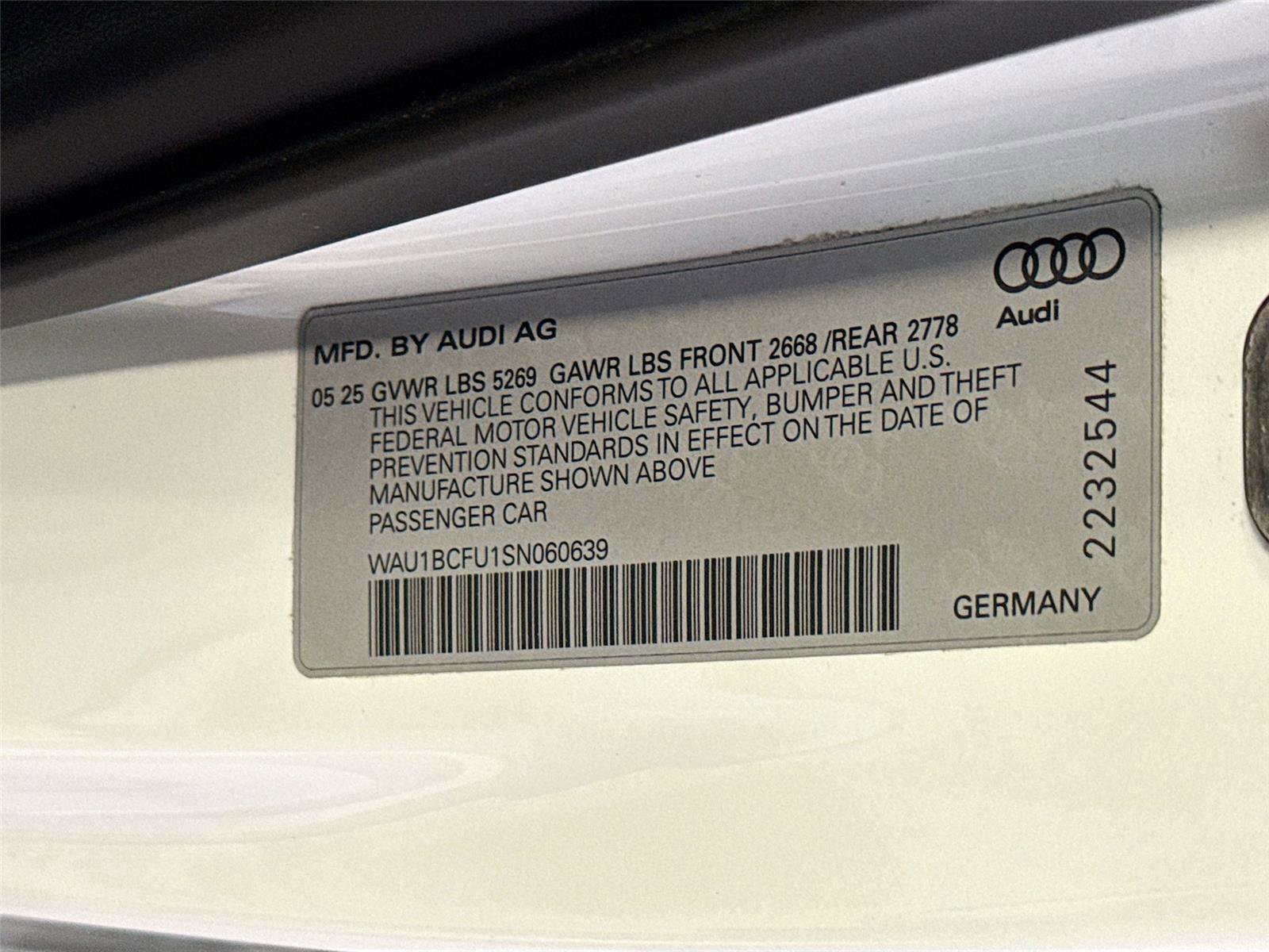 Certified 2025 Audi A5 2.0T Premium w/ Convenience Package AWD/4WD image 33