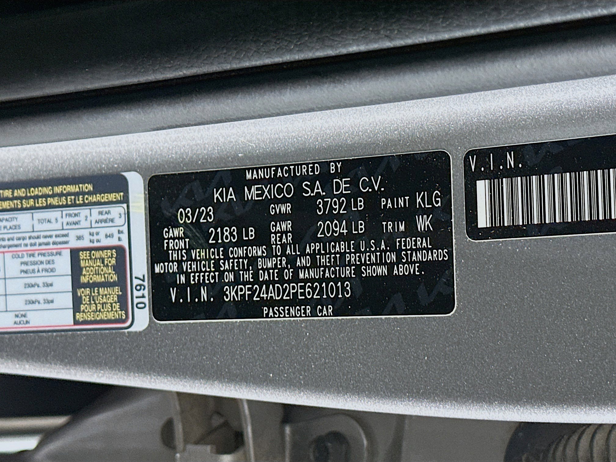 Used 2023 Kia Forte LXS image 12