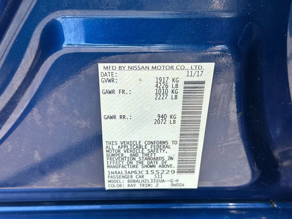 Used 2018 Nissan Altima 2.5 SR w/ SR Special Edition FWD image 26