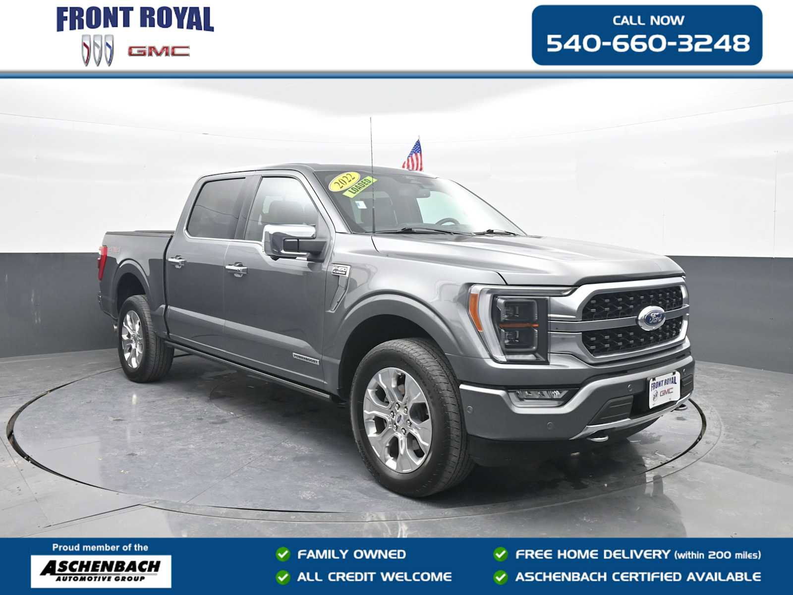 Used 2022 Ford F150 Platinum w/ Equipment Group 701A High image 1