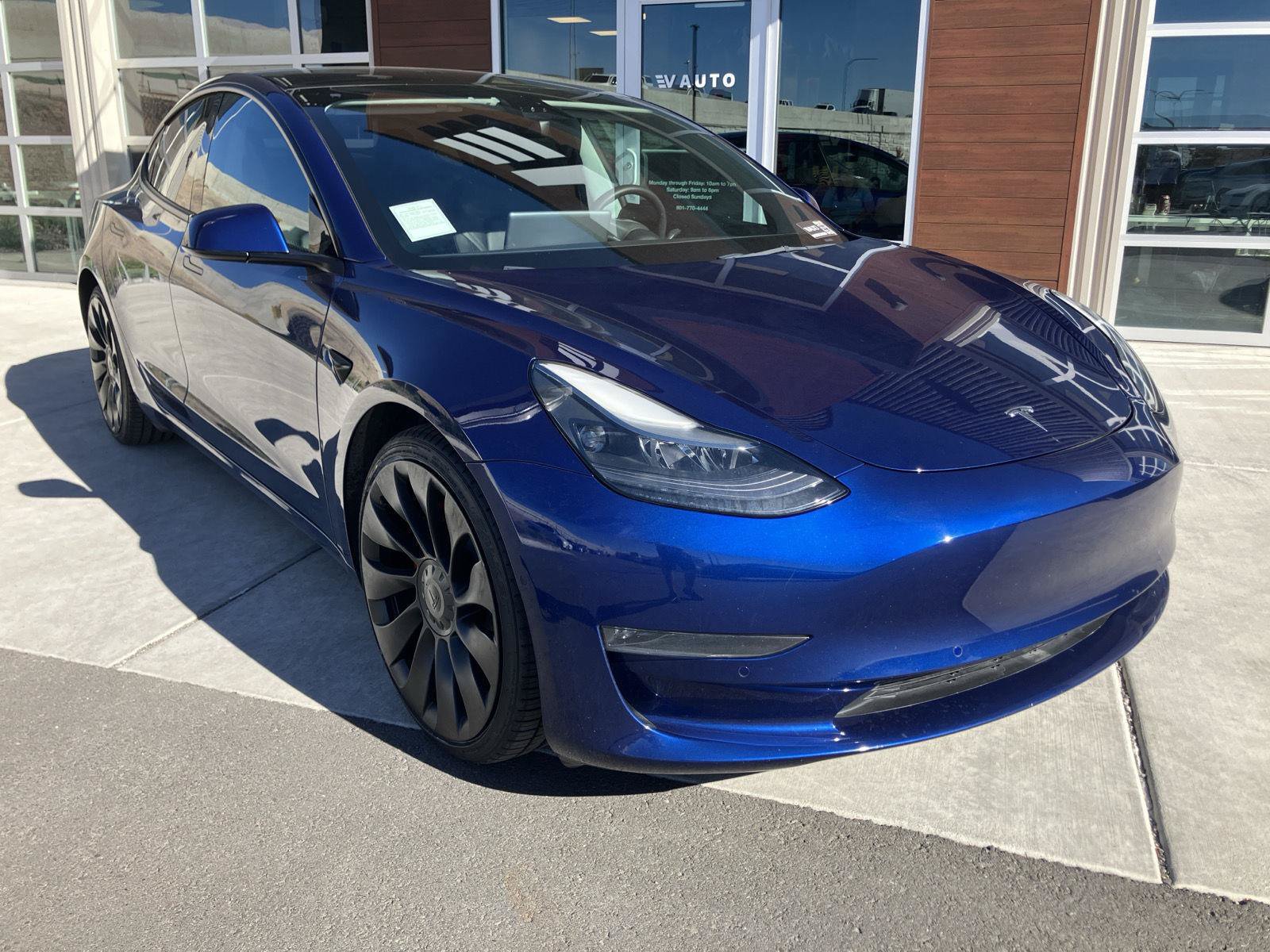 Used 2021 Tesla Model 3 Performance AWD/4WD image 2