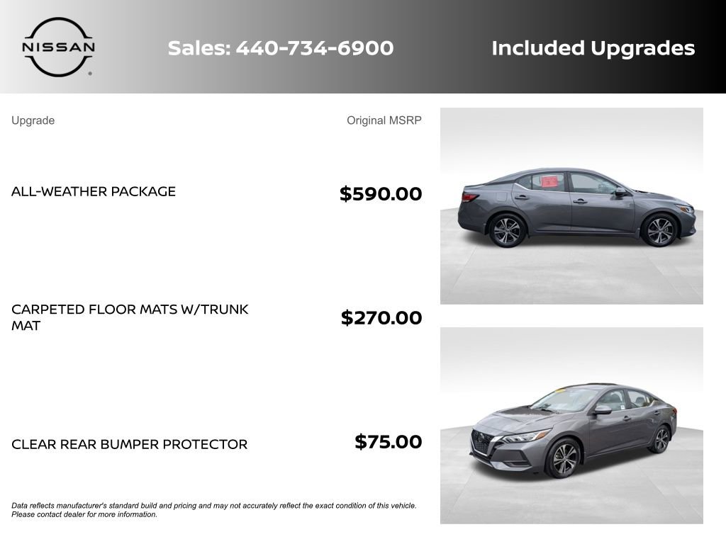 Certified 2023 Nissan Sentra SV w/ All-Weather Package FWD image 8