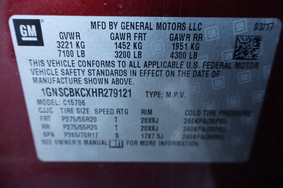 Used 2017 Chevrolet Tahoe LT w/ Texas Edition Package image 47