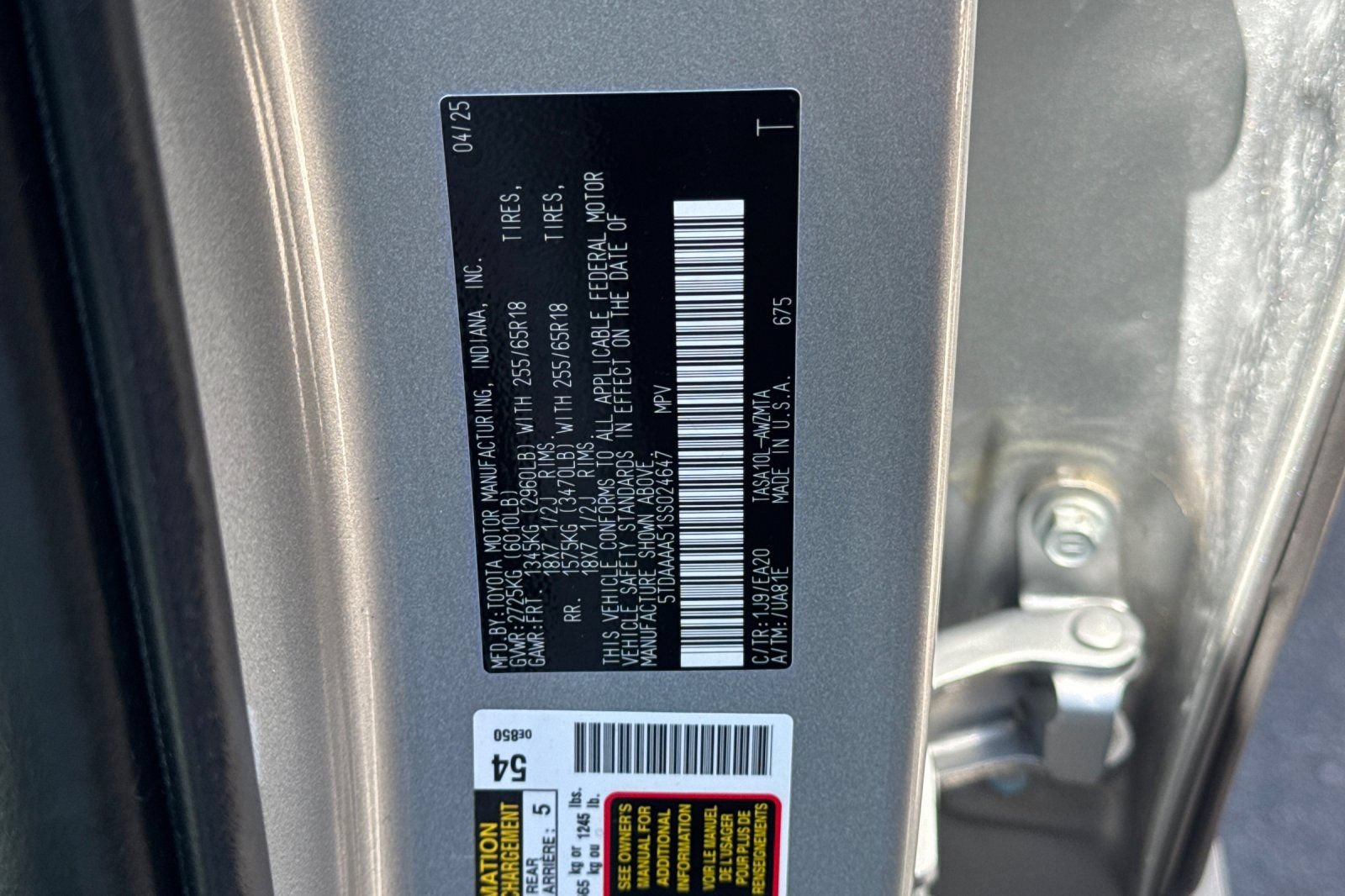 Used 2025 Toyota Grand Highlander FWD image 54