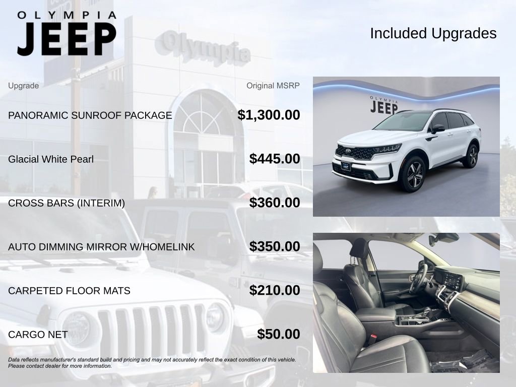 Used 2021 Kia Sorento EX w/ Panoramic Sunroof Package image 4