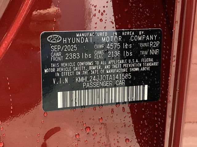 New 2026 Hyundai Sonata Blue FWD image 33