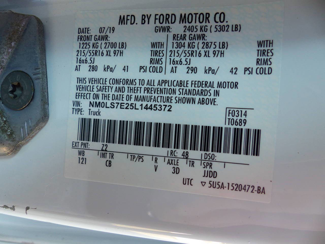 Used 2020 Ford Transit Connect XL image 20