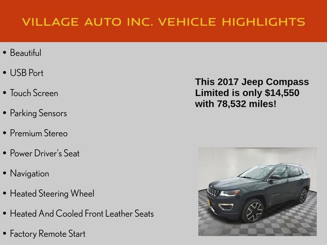 Used 2017 Jeep Compass Limited AWD/4WD image 7