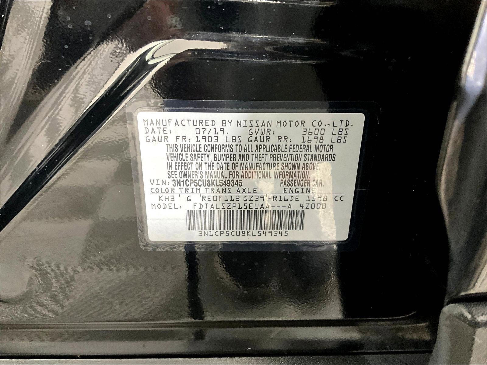 Used 2019 Nissan Kicks SV FWD image 19