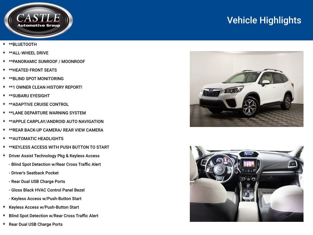 Used 2020 Subaru Forester Premium w/ Popular Package #1 image 3
