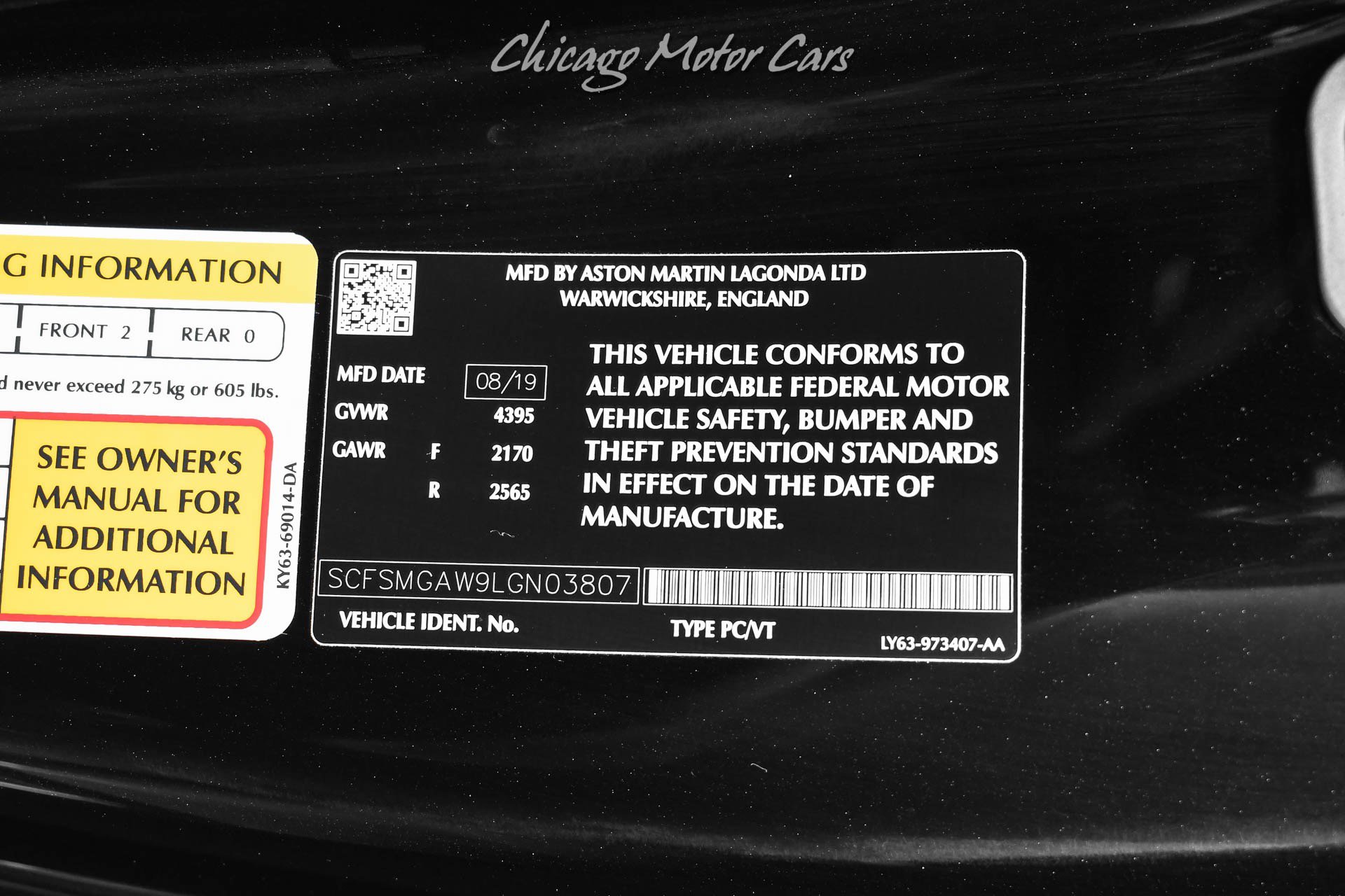 Used 2020 Aston Martin V8 Vantage Coupe RWD image 47