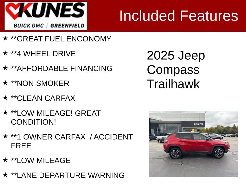 Used 2025 Jeep Compass Trailhawk image 3