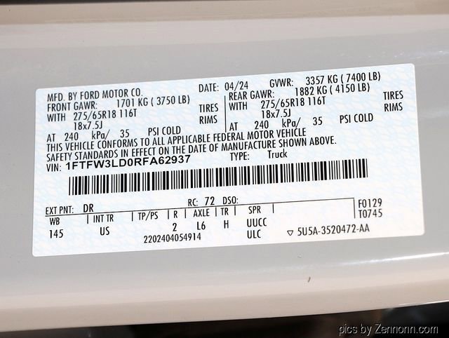 Used 2024 Ford F150 XLT w/ Mobile Office Package AWD/4WD image 33