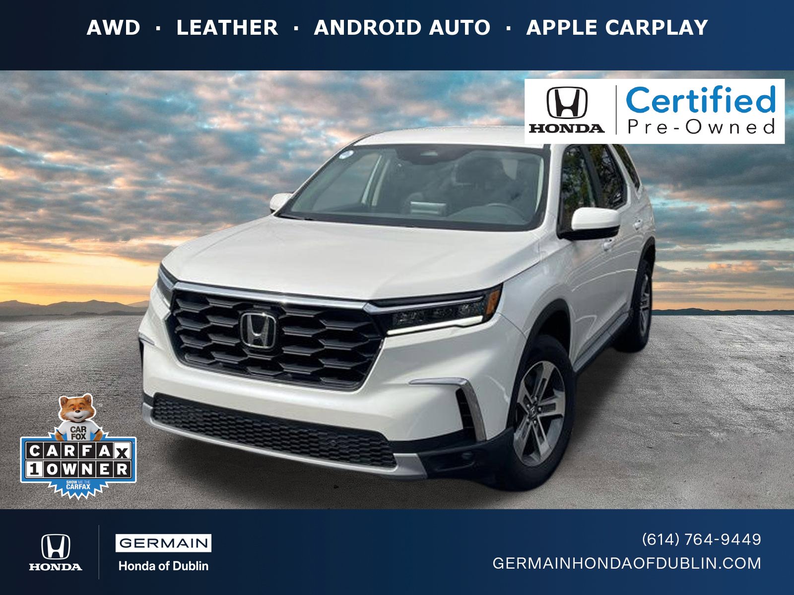 Certified 2025 Honda Pilot EX-L image 1