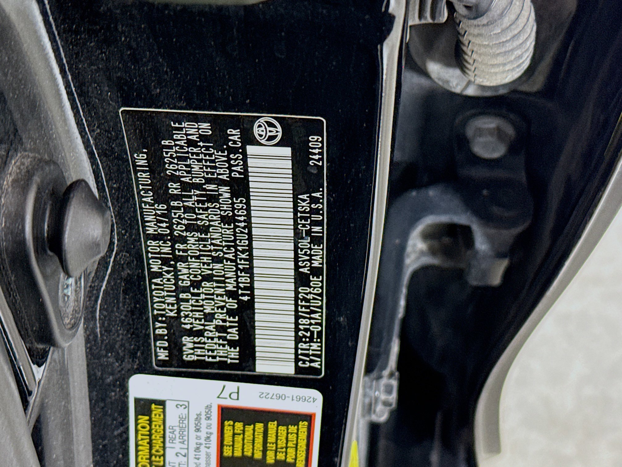 Used 2016 Toyota Camry SE image 27