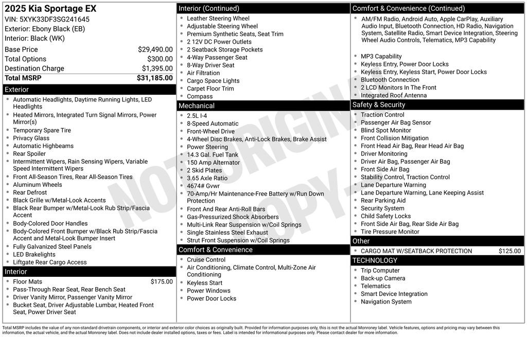 Used 2025 Kia Sportage EX FWD image 26