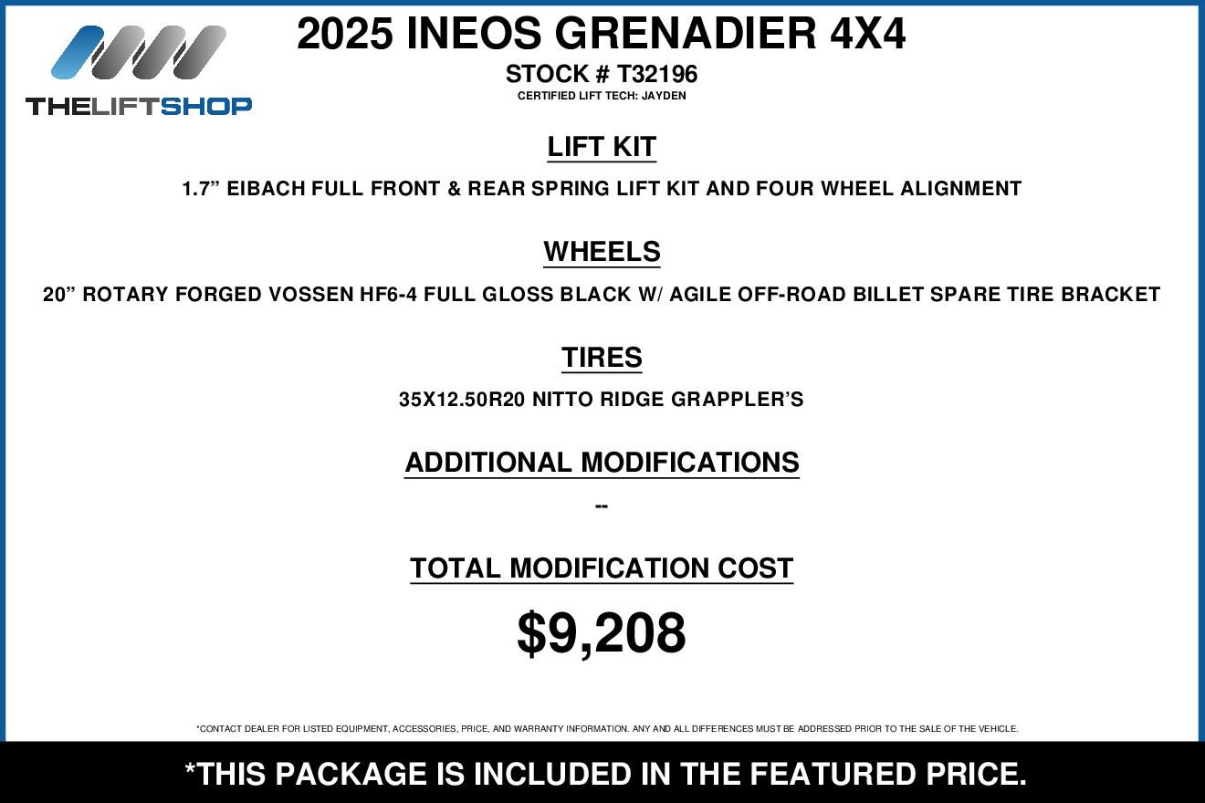 Used 2025 INEOS Grenadier AWD/4WD image 2